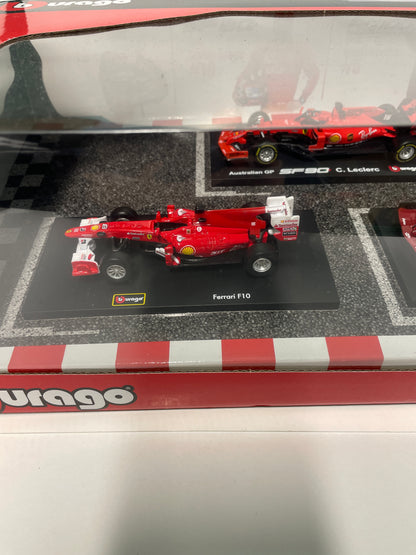 Burago 1/43 Ferrari Formula 1 Racing Set