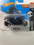 Hot Wheels 1/64  BMW K 1300 R Short Card Black & Blue - Damaged Card