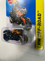 Hot Wheels 1/64  BMW K 1300 R Black & Orange - Damaged Card