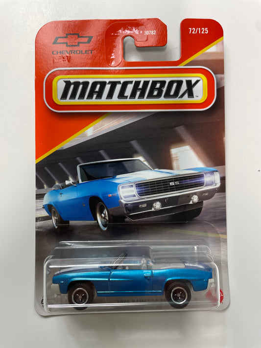 Matchbox 1/64 1969 Camaro SS 396 Blue
