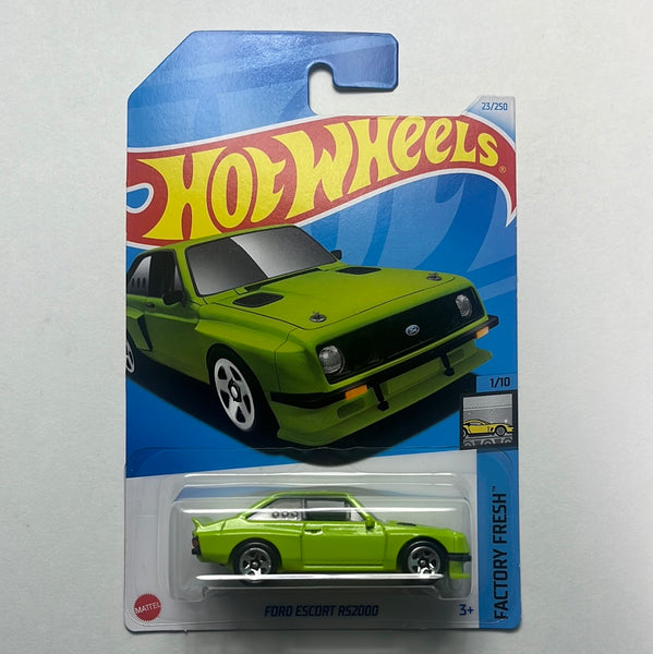 Hot Wheels 1/64 Ford Escort RS2000 Green