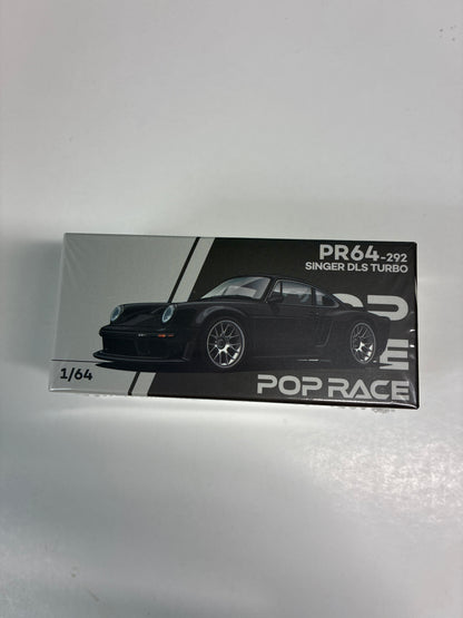 Pop Race 1/64 Singer Porsche DLS Turbo Black - PR64-0292