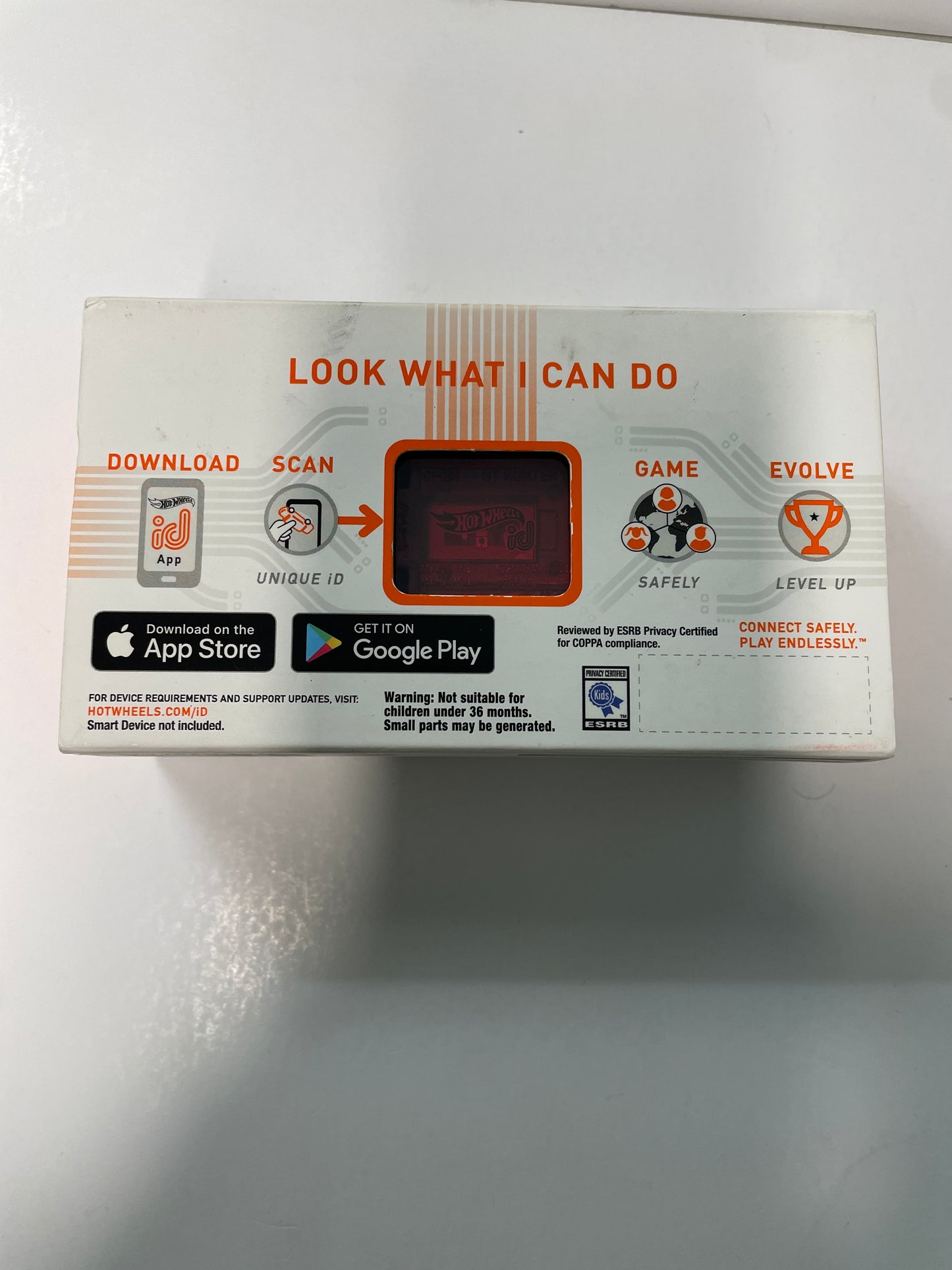 Hot Wheels 1/64 ID GT Hunter Red FXB36 - Damaged Box