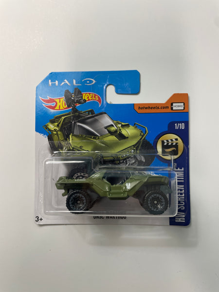 Hot Wheels 1/64 UNSC Warthog Green Short Card - Damaged Card