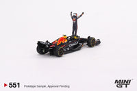 Mini GT 1/64 Oracle Red Bull Racing RB18 #11 Sergio Pérez 2022 Monaco Prix Winner