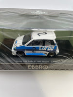 Ebbro 1/43 Honda City Turbo R 1982 Suzuka n2 White & Blue