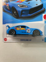 Hot Wheels 1/64 Toyota GR86 Cup Blue - Damaged Card