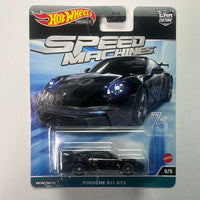 *Chase* Hot Wheels 1/64 Car Culture Speed Machines Porsche 911 GT3 Black