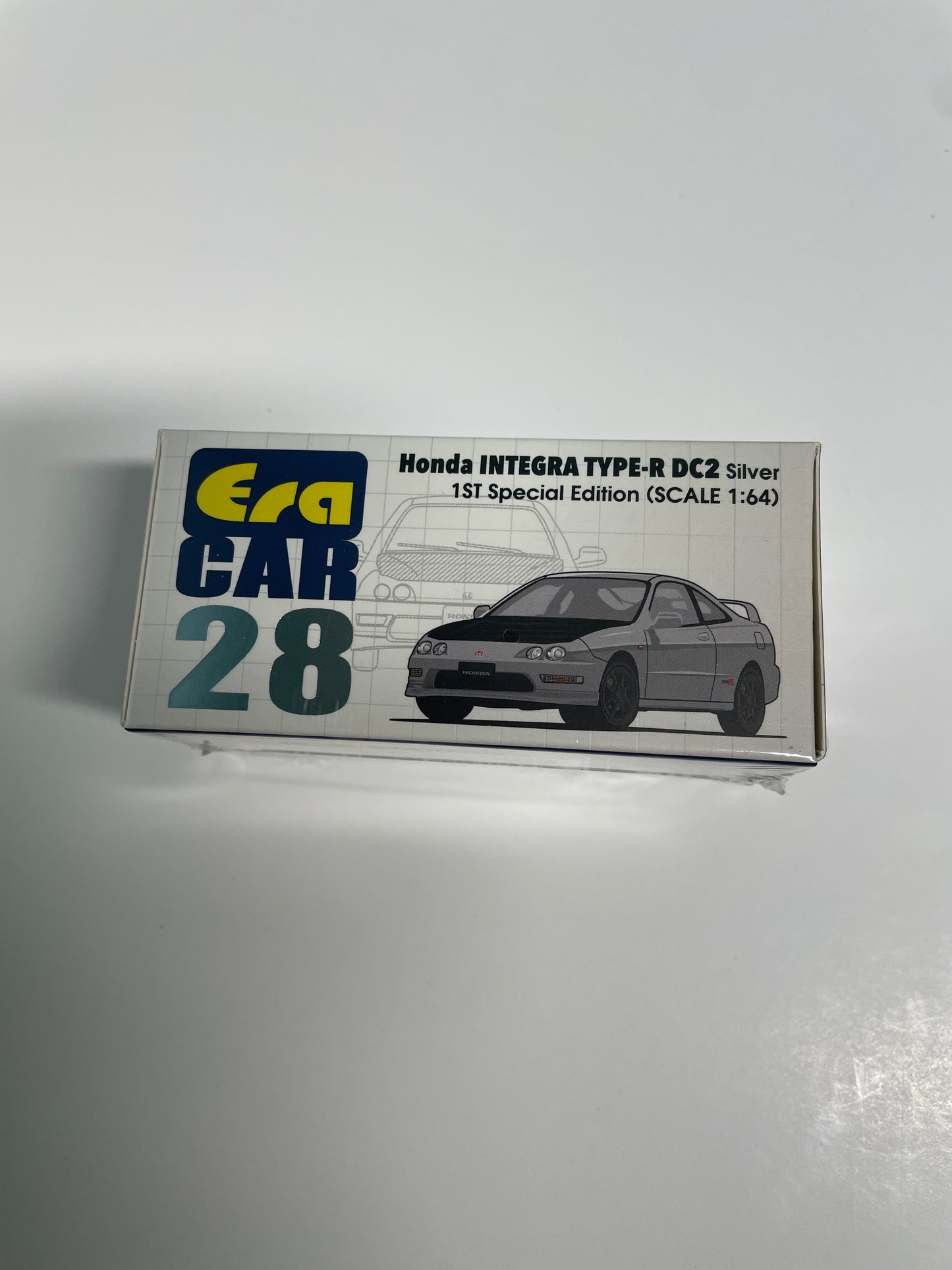 Era Car 1/64 Honda Integra Type R DC2 Silver 1st Special Edition