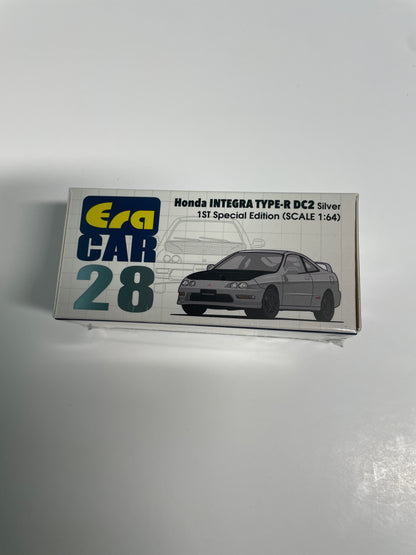 Era Car 1/64 Honda Integra Type R DC2 Silver 1st Special Edition