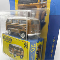 Matchbox Collectors 1/64 Volkswagen T2 Bus Brown - Damaged Box