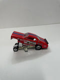 *Loose* Hot Wheels 1/64 Premium Car Culture Team Transport Mongoose Plymouth Duster Funny Car w/ Retro Rig Red