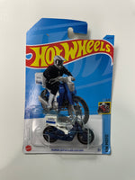 Hot Wheels 1/64 Honda super Cub Custom Blue - Damaged Card