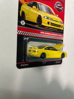 Hot Wheels 1/64 RLC 1995 Honda Integra Type R Yellow