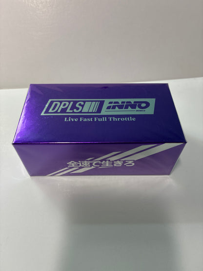 Inno64 1/64 Nissan Skyline GT-R R34 DPLS Purple Chrome - IN64-DPLS-R34-TMCS25