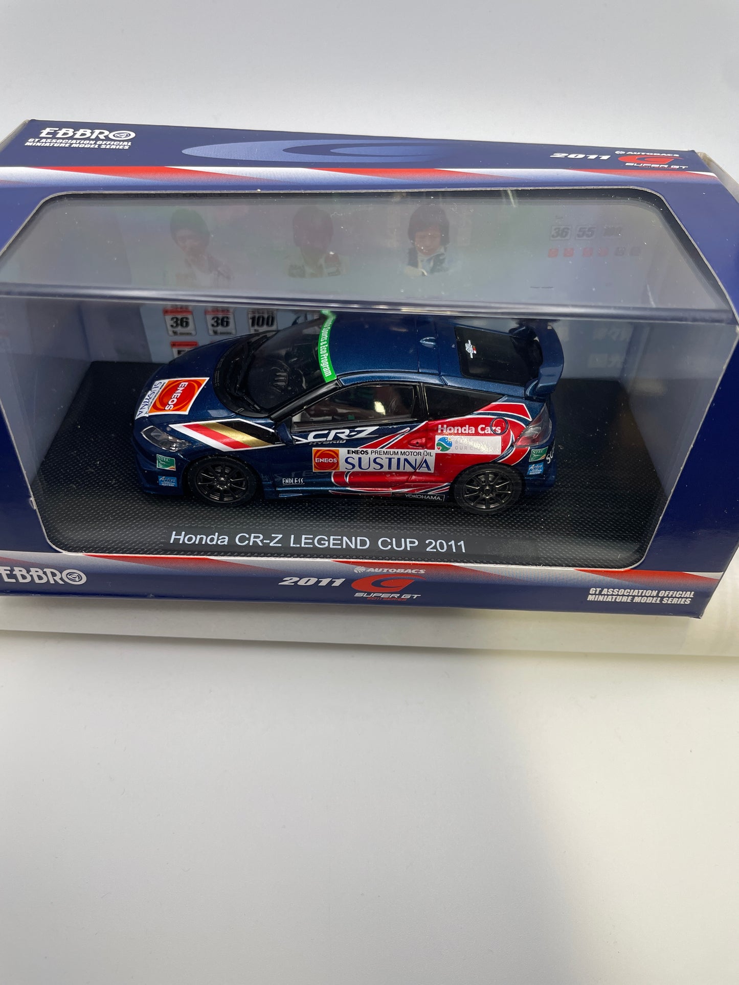 Ebbro 1/43 Honda CR-Z Legend Cup 2011 Blue