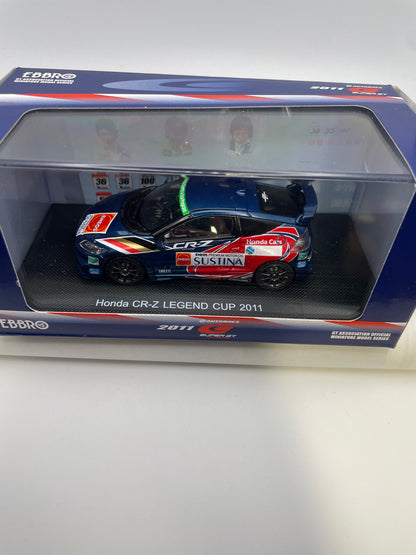 Ebbro 1/43 Honda CR-Z Legend Cup 2011 Blue