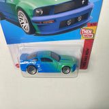 Hot Wheels 1/64 ‘07 Ford Mustang Falken Green & Blue