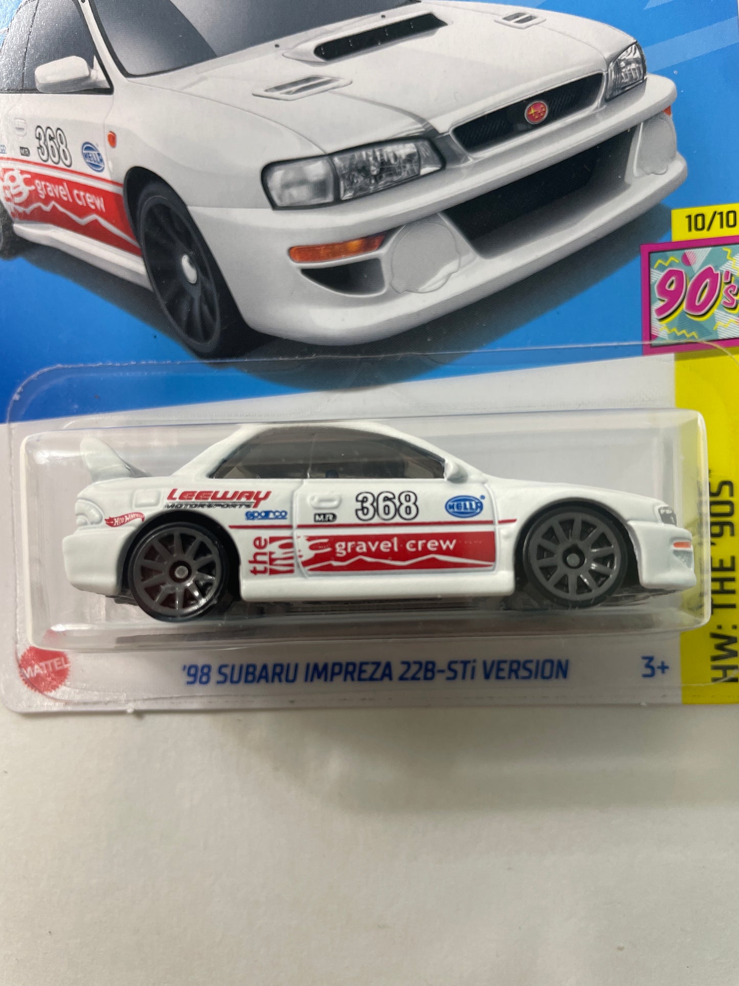 Hot Wheels 1/64 ‘98 Subaru Impreza 22B-STI Version White