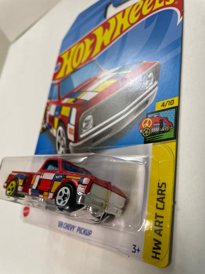 Hot Wheels 1/64 ‘69 Chevy Pickup Red