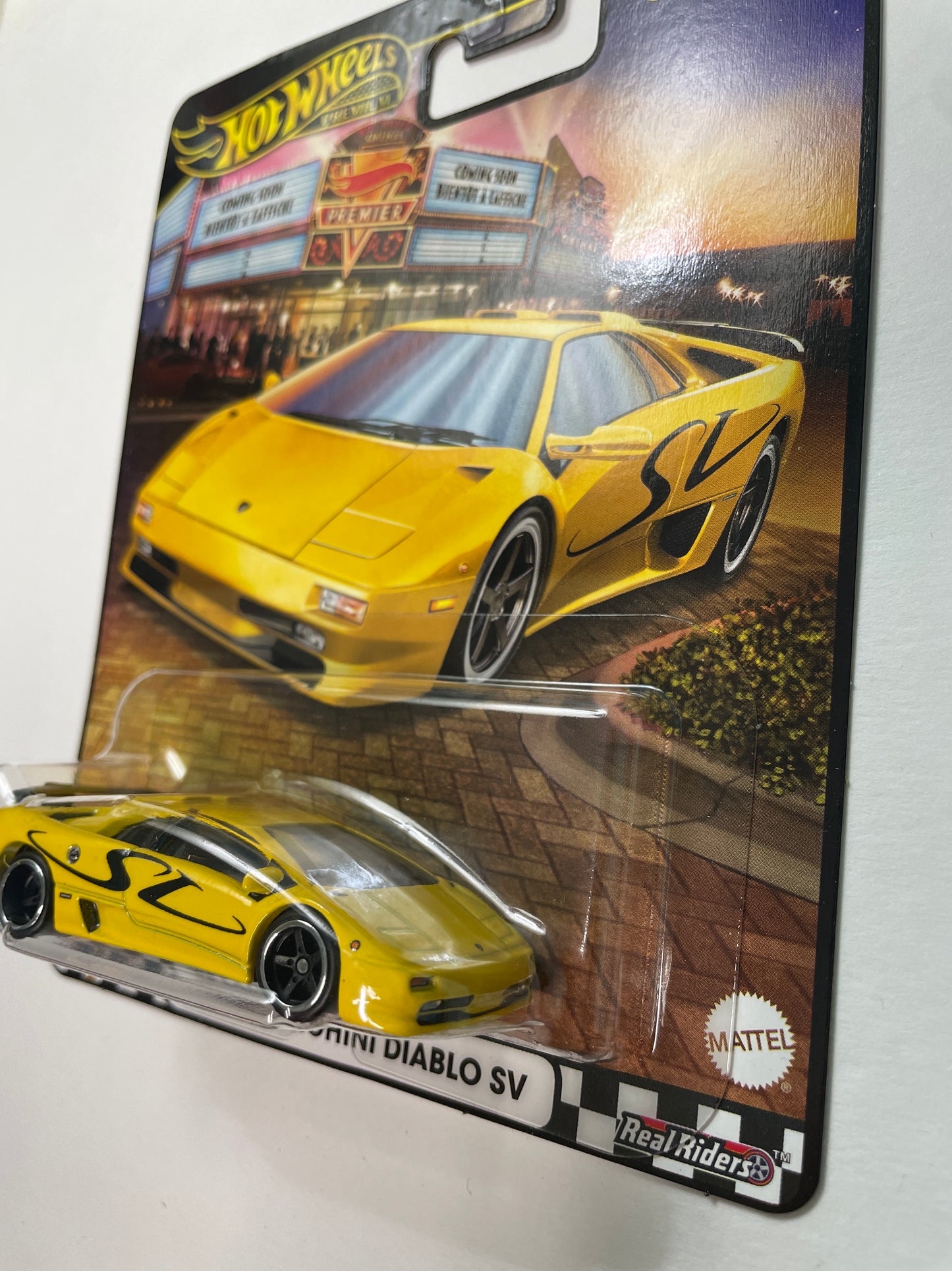 Hot Wheels 1/64 2025 Boulevard Mix D '95 Lamborghini Diablo SV Yellow - JBL13