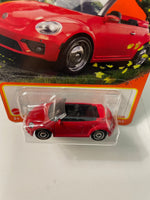 Matchbox 1/64 2019 Volkswagen Beetle Convertible Red