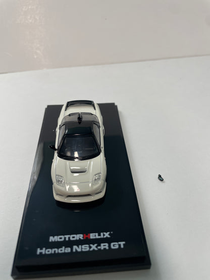 Motorhelix 1/64 Honda NSX-R GT Championship White - M65521 - Damaged Car (Read description)