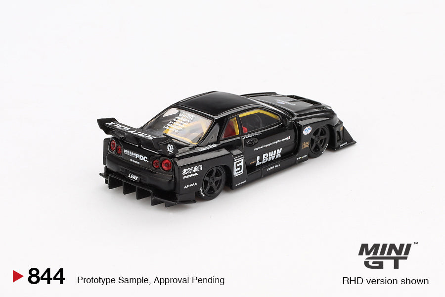 Mini GT 1/64 Nissan LB-ER34 Super Silhouette SKYLINE Black