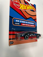 Hot Wheels 1/64 Stars & Stripes 1984 Pontiac Firebird Black & Red - Damaged Card