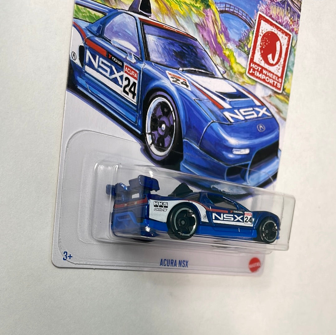 Hot Wheels 1/64 J-Imports Acura NSX Blue
