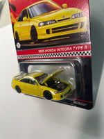 Hot Wheels 1/64 RLC 1995 Honda Integra Type R Yellow ( Read Description )