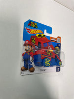Hot Wheels 1/64 Super Mario Cool-One Short Card Red & Blue