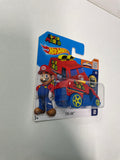Hot Wheels 1/64 Super Mario Cool-One Short Card Red & Blue