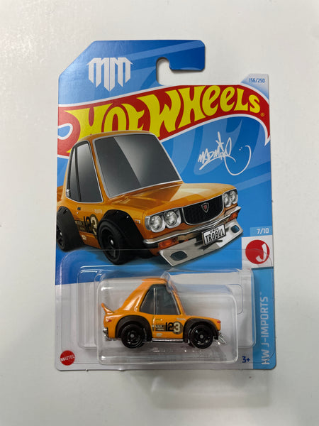 Hot Wheels 1/64 Mazda RX-3 Orange