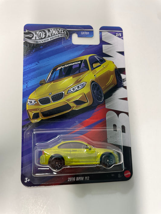 Hot Wheels 1/64 BMW Silver Series 2016 BMW M2 Yellow
