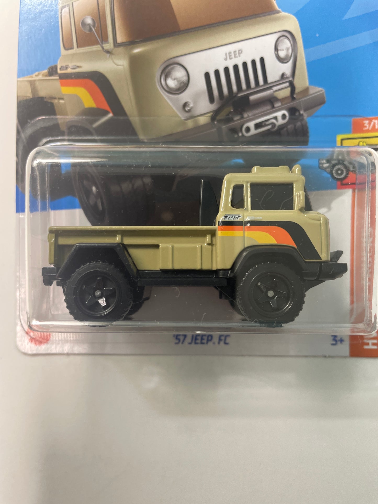 Hot Wheels 1/64 ‘57 Jeep FC Beige