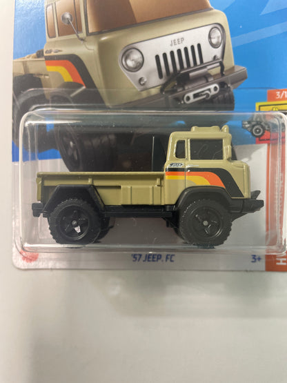 Hot Wheels 1/64 ‘57 Jeep FC Beige