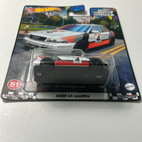 Hot Wheels 1/64 Boulevard Audi S4 Quattro White