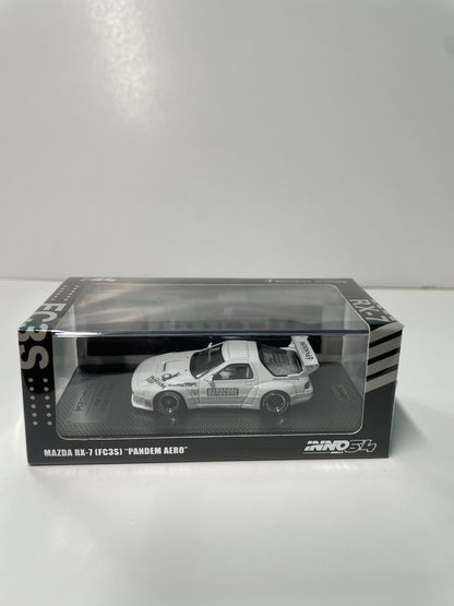 Inno64 1/64 Mazda RX-7 (FC3S) Pandem Aero White