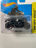 Hot Wheels 1/64 BMW K 1300 R Short Card Black & Grey - Damaged Card