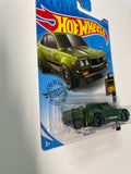 Hot Wheels 1/64 Mazda RX-3 Greddy Green - Damaged Card