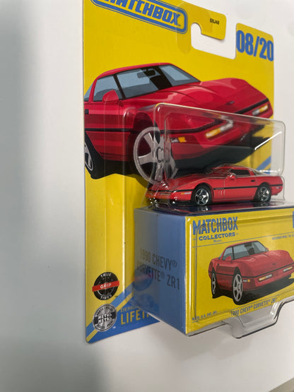 Matchbox Collectors 1/64 1990 Chevy Corvette ZR1 Red - JJV94