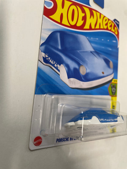 Hot Wheels 1/64 Porsche 911 Carrera Clip/ À Attache Blue & White