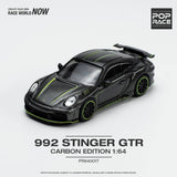 Pop Race 1/64 Porsche 992 Stinger GTR Black