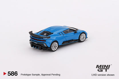 Mini GT 1/64 Bugatti Centodieci Blu Bugatti Blue
