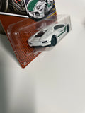 Hot Wheels 1/64 Lamborghini Aventador Coupe Police White & Green - Damaged Card