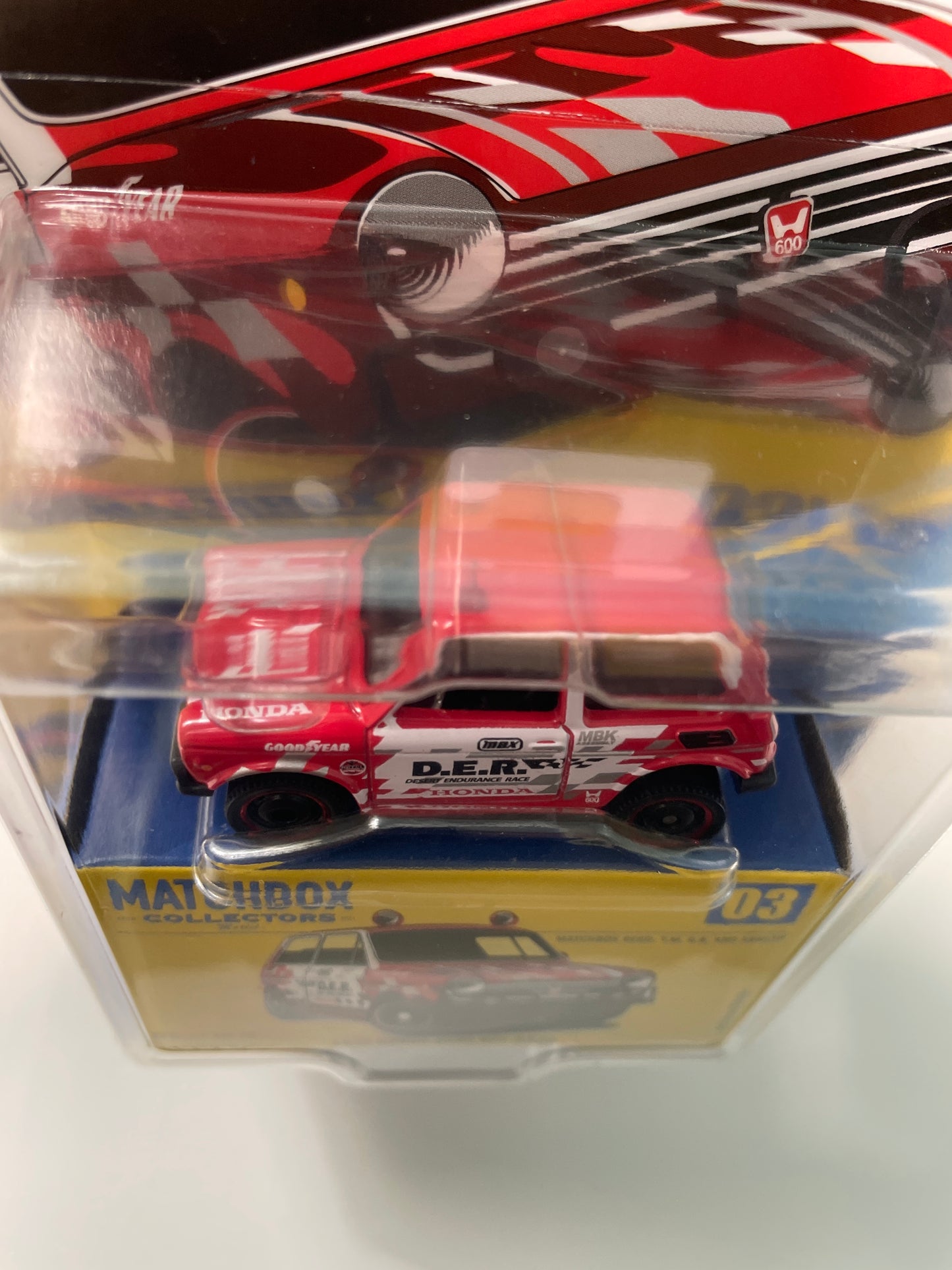 Matchbox Collectors 1/64 1970 Honda N600 OFF Road Red & White
