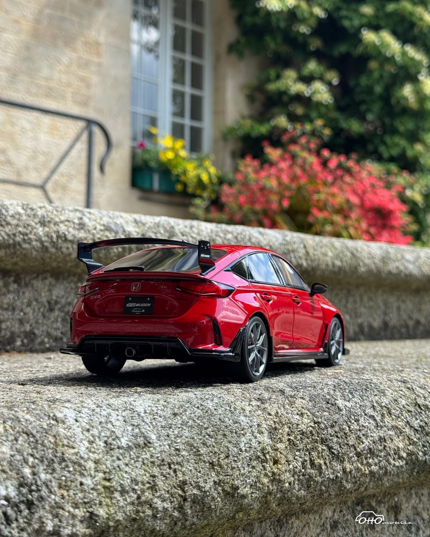Otto Mobile 1/18 Honda Civic Type R FL5 Mugen Resin Series Red