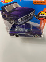 Hot Wheels 1/64 ‘67 Chevy C10 Short Card Purple