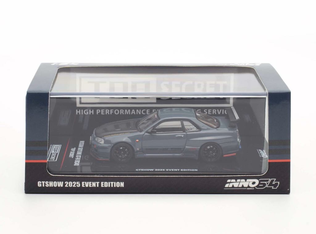 INNO64　 GT SHOW 2025 EVENT EDITION Inno64 1/64 Nissan Skyline GT-R (R34) Top Secret GTShow 2025 Event